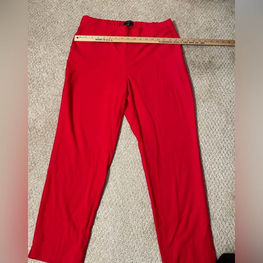 Banana Republic Factory Red Hayden cropped pants size 12
